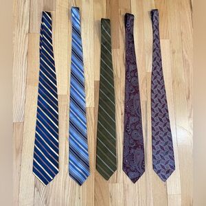 Men's Tie Set (5), New & Vintage